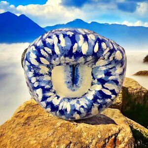 Blue Dragon Eye Fridge Magnet